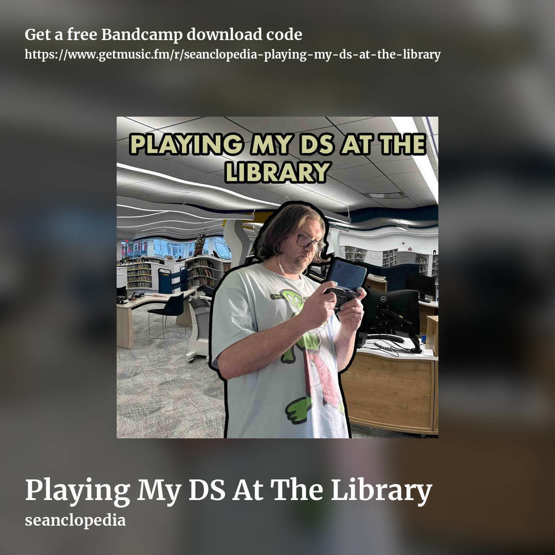 Playing My DS At The Library by seanclopedia, square promo share image
