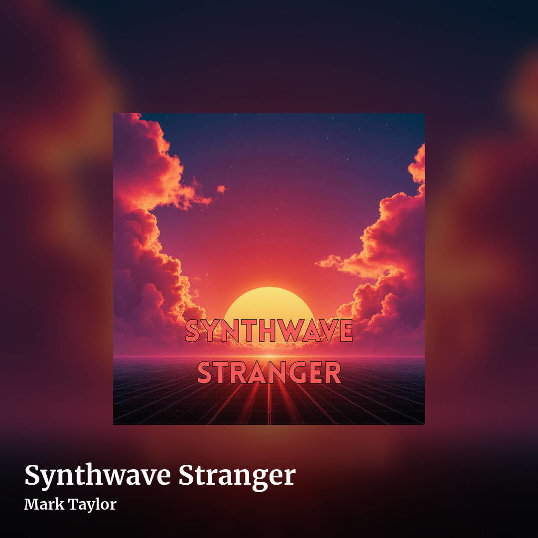 Synthwave Stranger by Mark Taylor , square clean share image