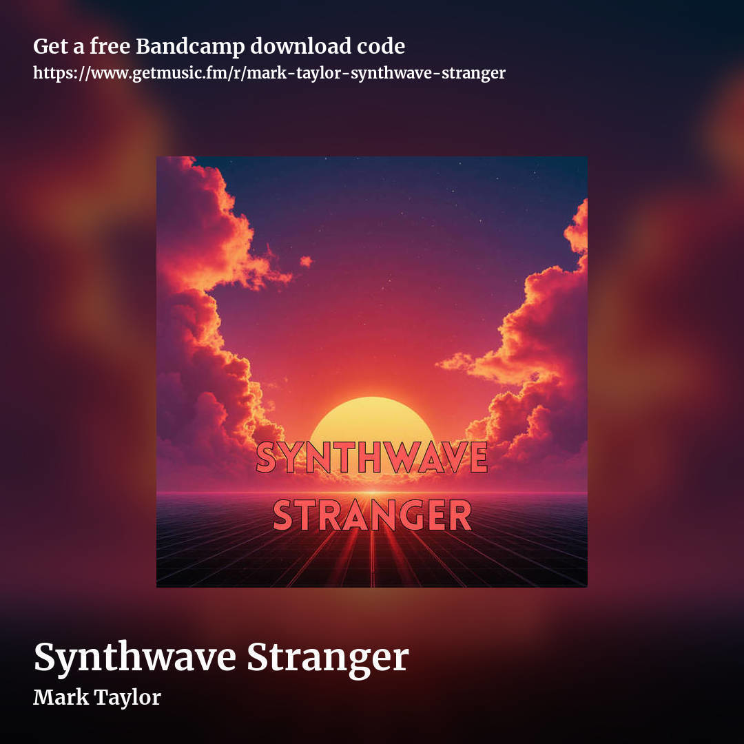 Synthwave Stranger by Mark Taylor , square promo share image