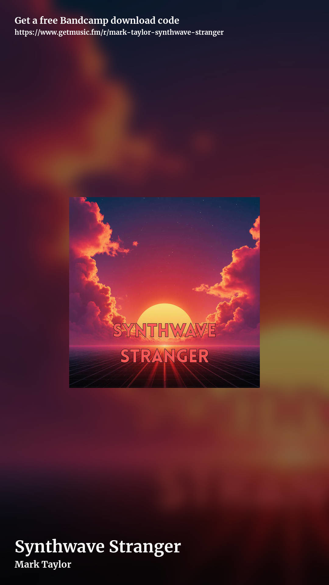 Synthwave Stranger by Mark Taylor , story promo share image
