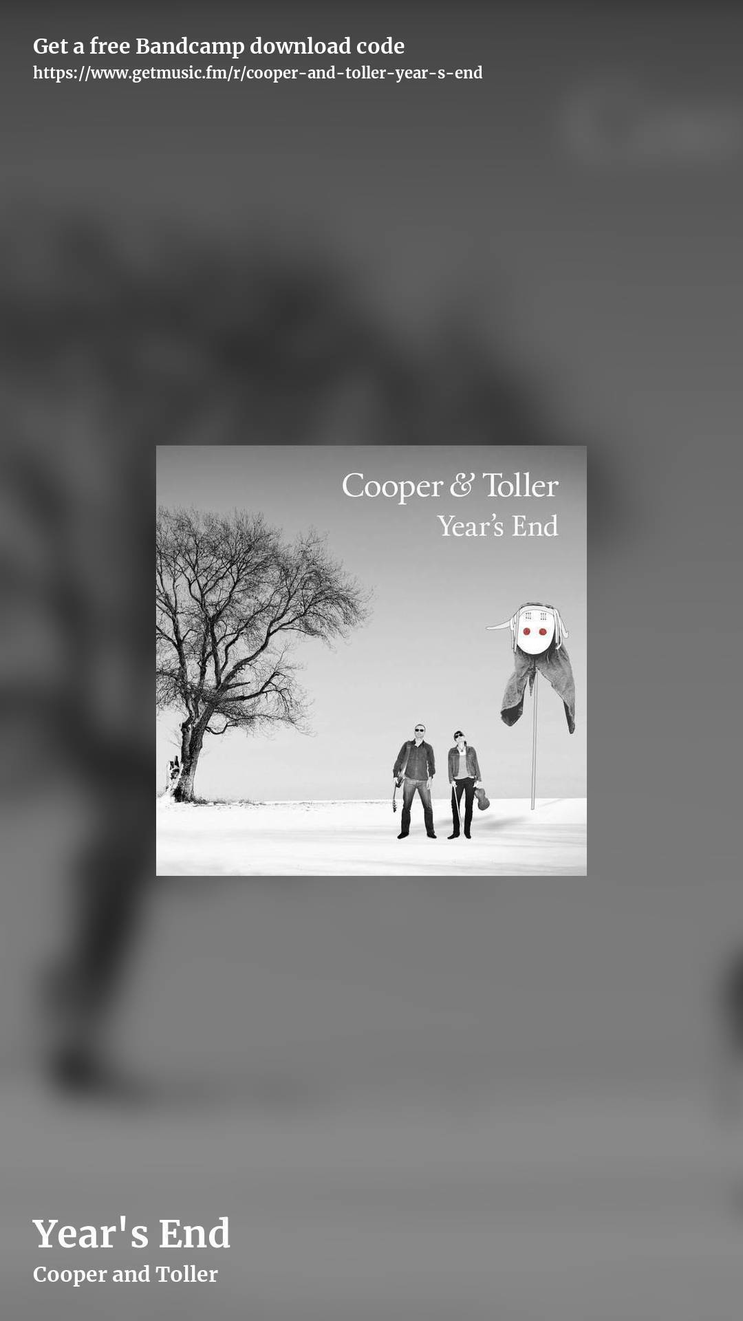 Year's End by Cooper and Toller, story promo share image