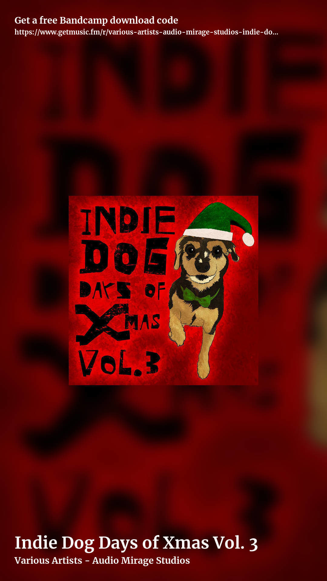 Indie Dog Days of Xmas Vol. 3 by Various Artists - Audio Mirage Studios, story promo share image