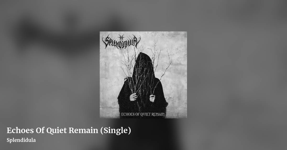 Echoes Of Quiet Remain (Single) by Splendidula, landscape clean share image