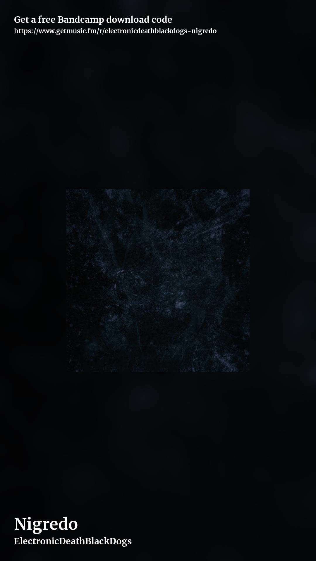 Nigredo by ElectronicDeathBlackDogs, story promo share image