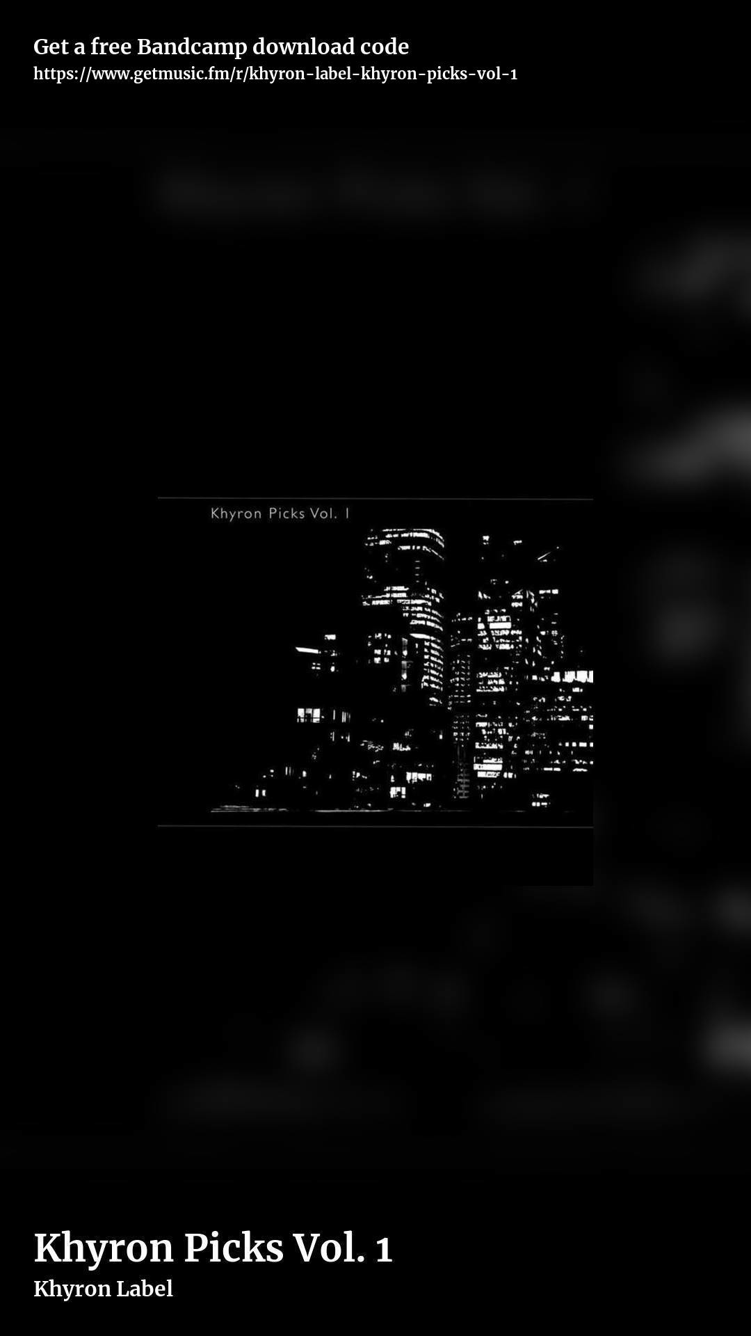 Khyron Picks Vol. 1 by Khyron Label, story promo share image