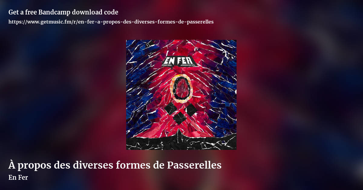 À propos des diverses formes de Passerelles by En Fer, landscape promo share image
