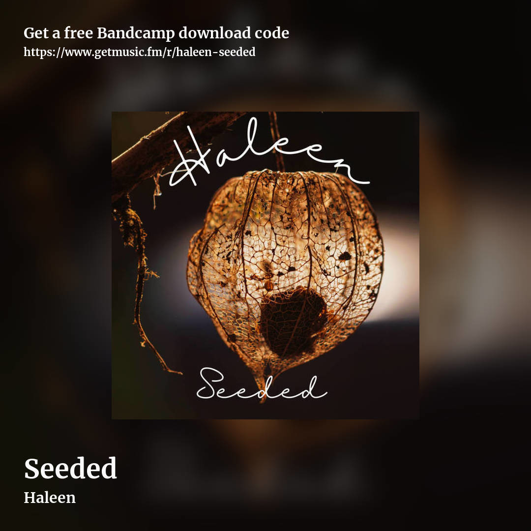 Seeded by Haleen, square promo share image