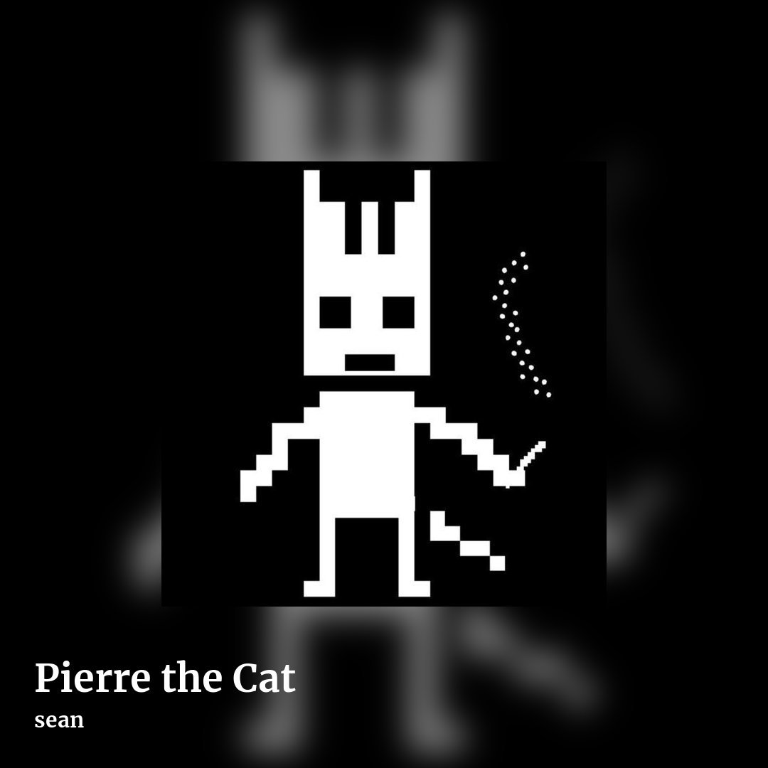 Pierre the Cat by sean, square clean share image