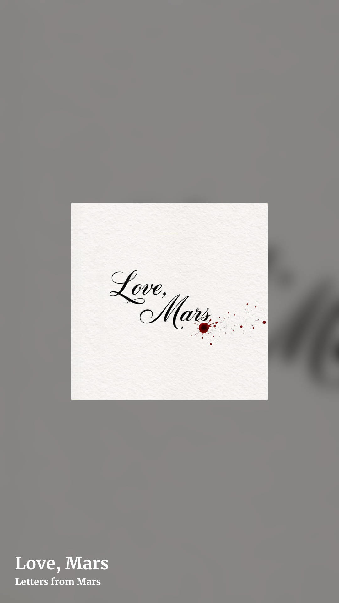 Love, Mars by Letters from Mars, story clean share image