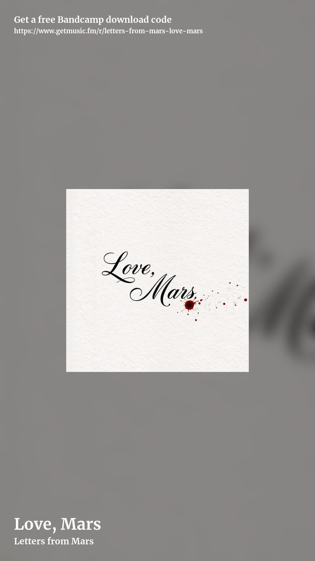 Love, Mars by Letters from Mars, story promo share image