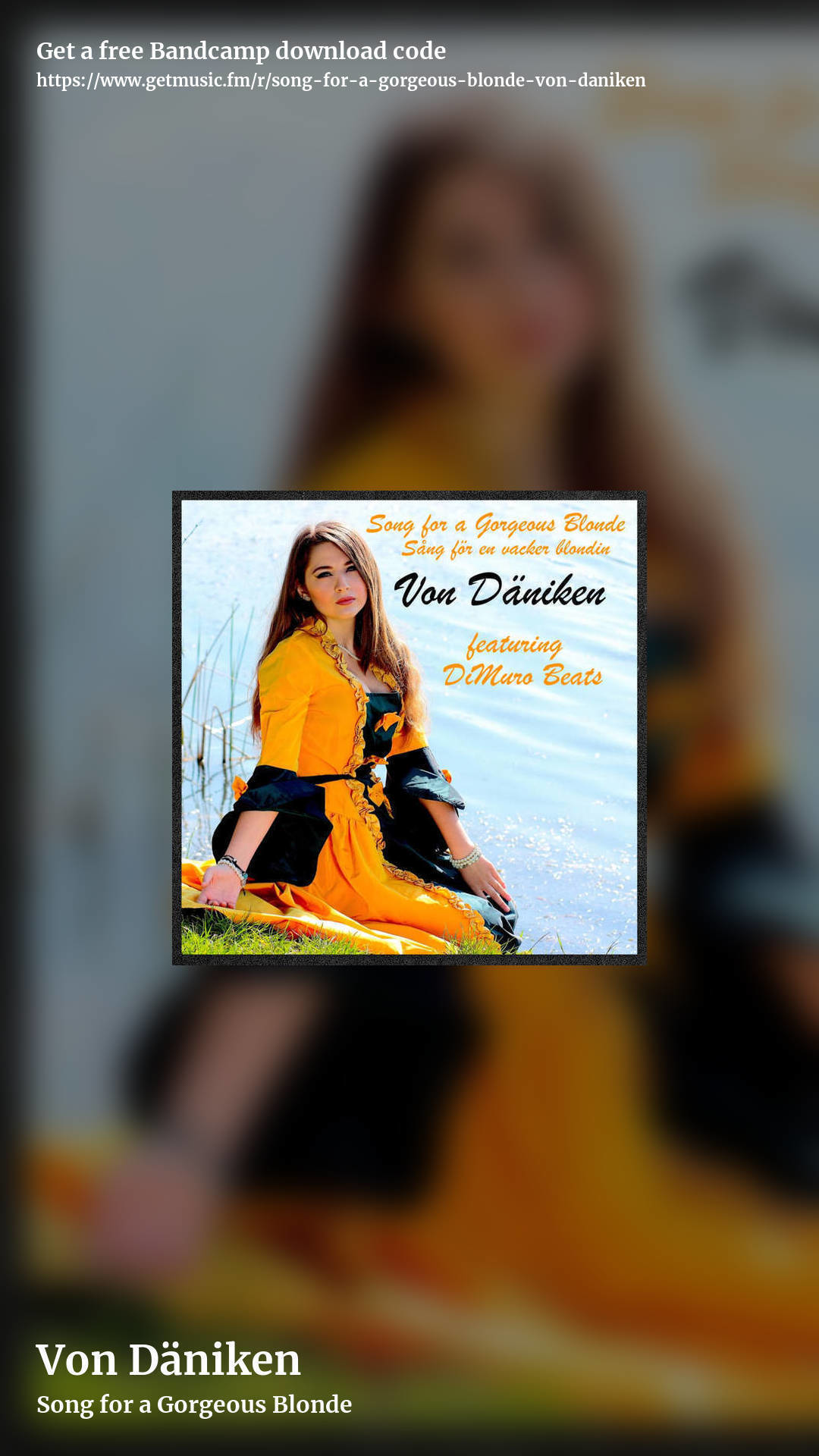 Von Däniken by Song for a Gorgeous Blonde, story promo share image