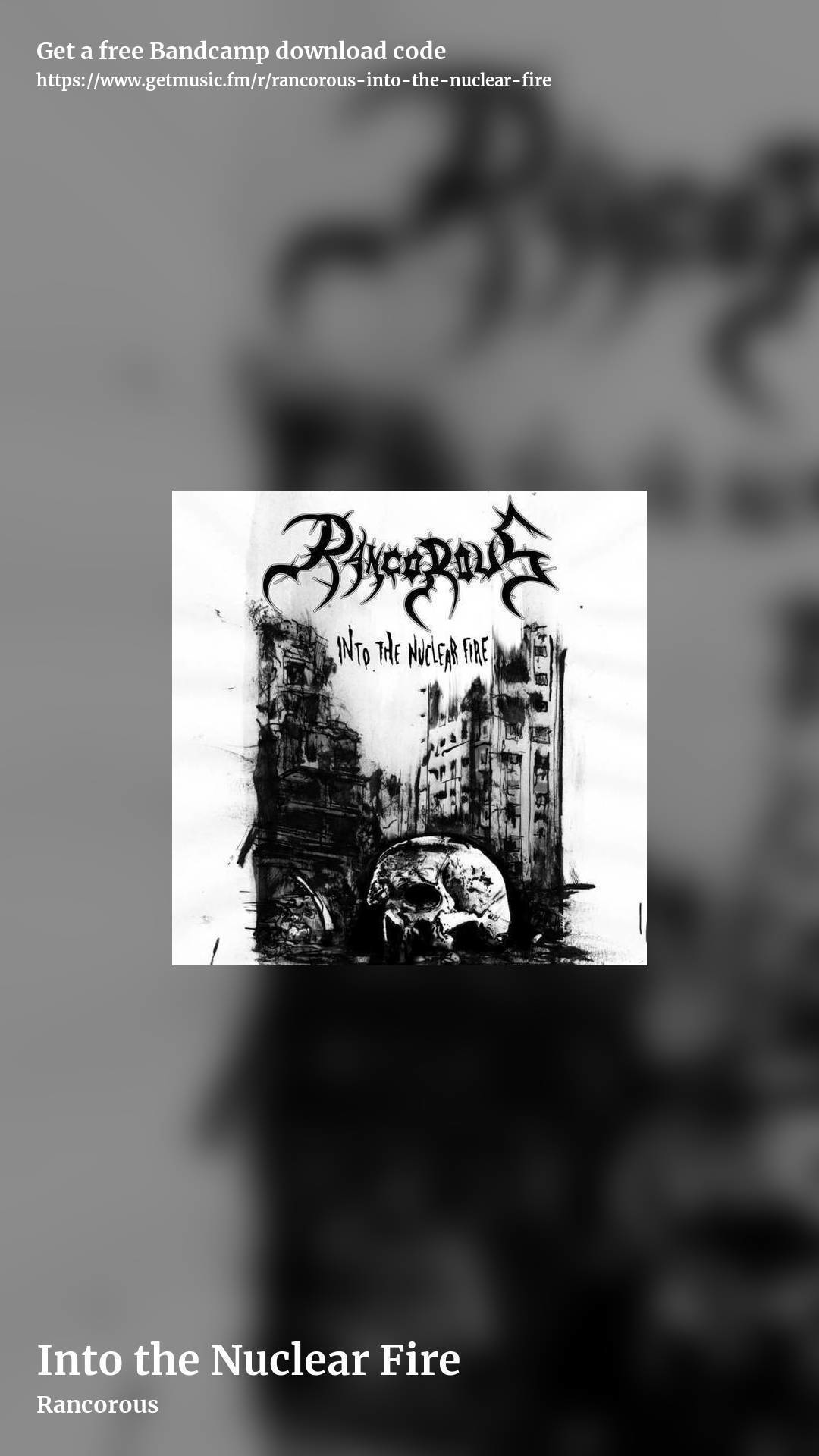 Into the Nuclear Fire by Rancorous, story promo share image