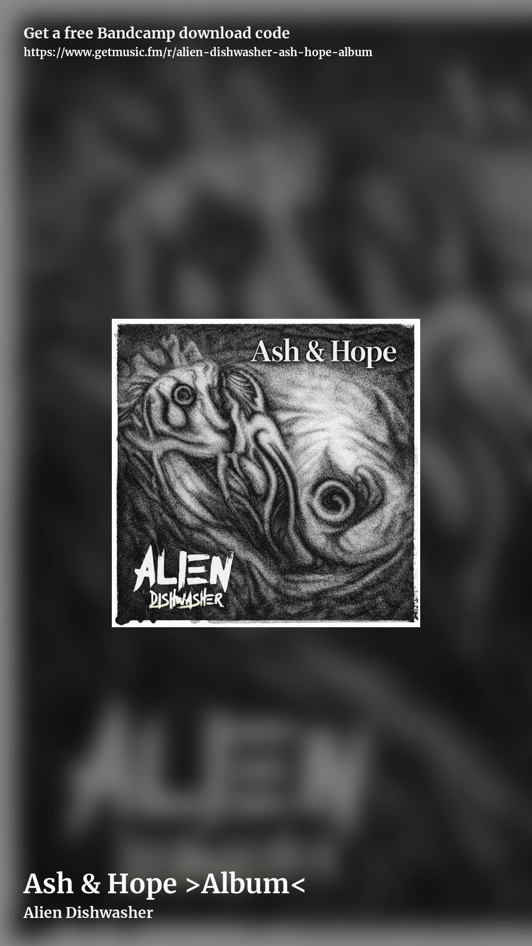 Ash & Hope >Album< by Alien Dishwasher , story promo share image