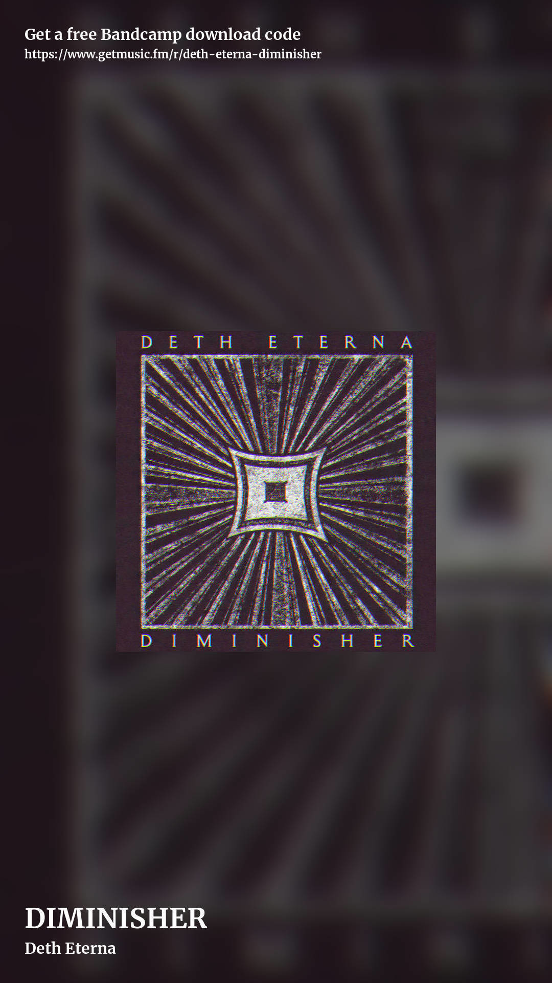 DIMINISHER by Deth Eterna, story promo share image