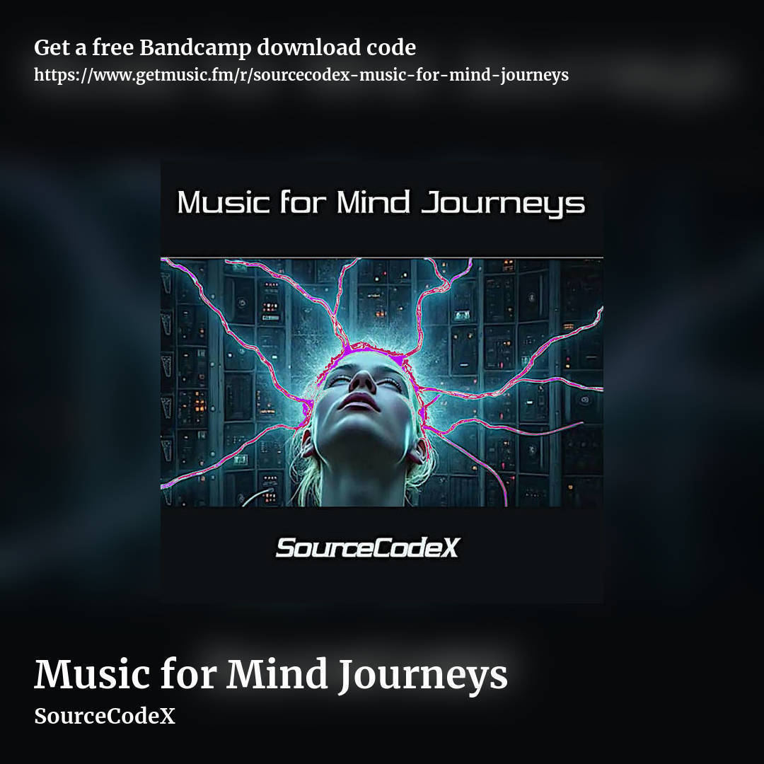 Music for Mind Journeys by SourceCodeX, square promo share image