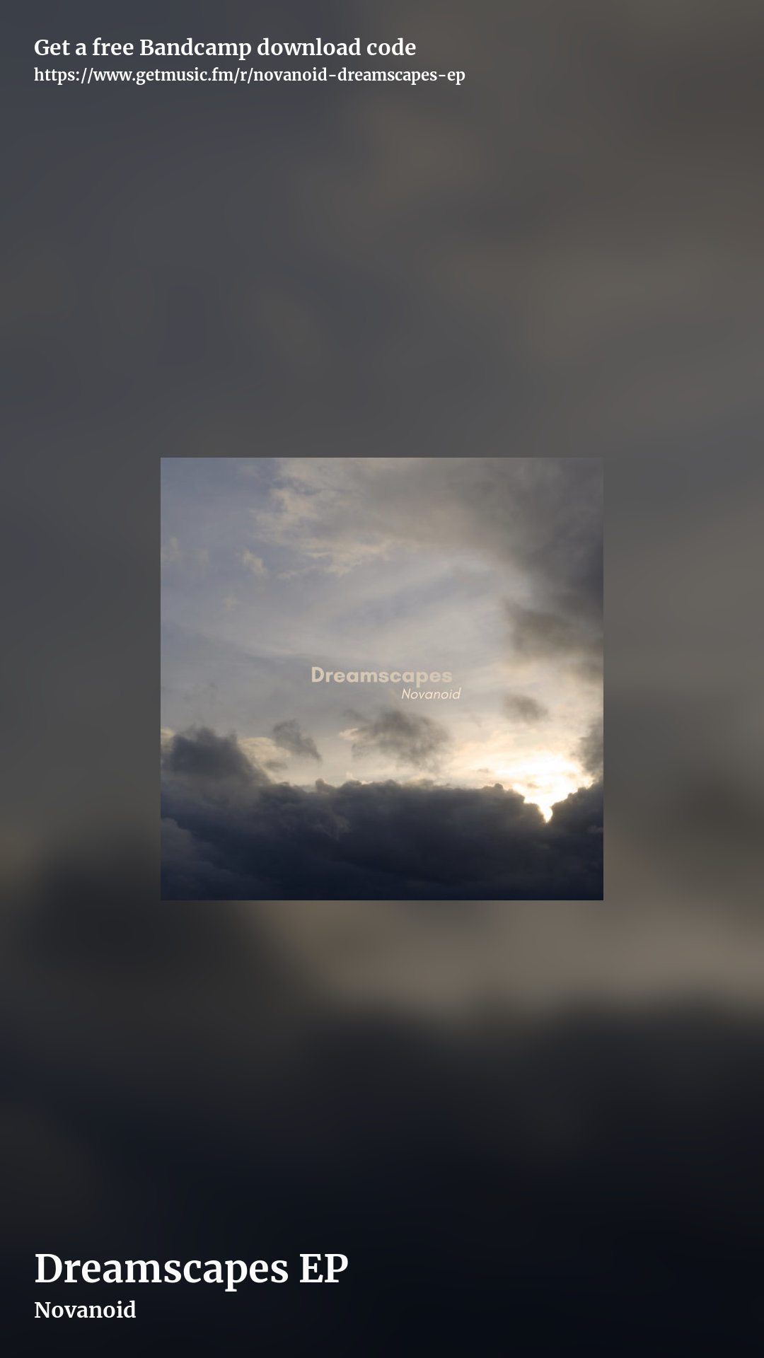 Dreamscapes EP by Novanoid , story promo share image