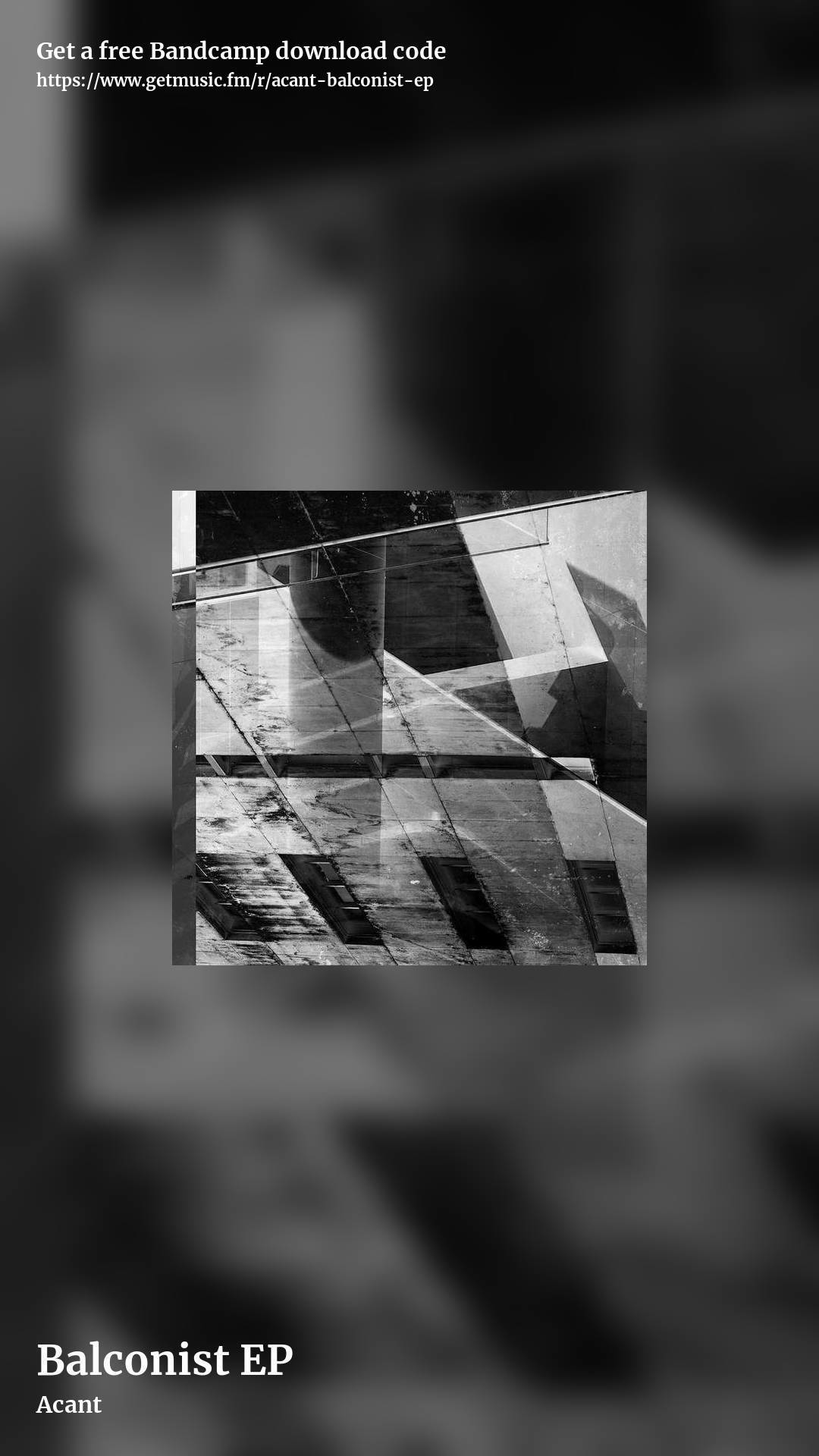 Balconist EP by Acant, story promo share image