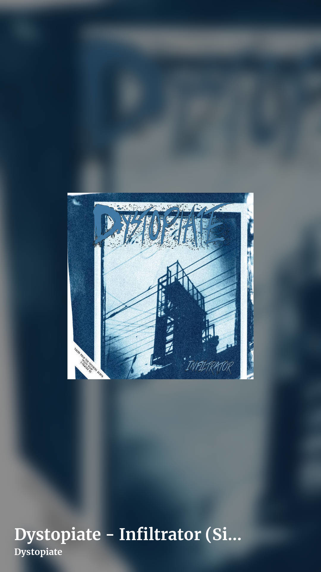 Dystopiate - Infiltrator (Single) by Dystopiate, story clean share image