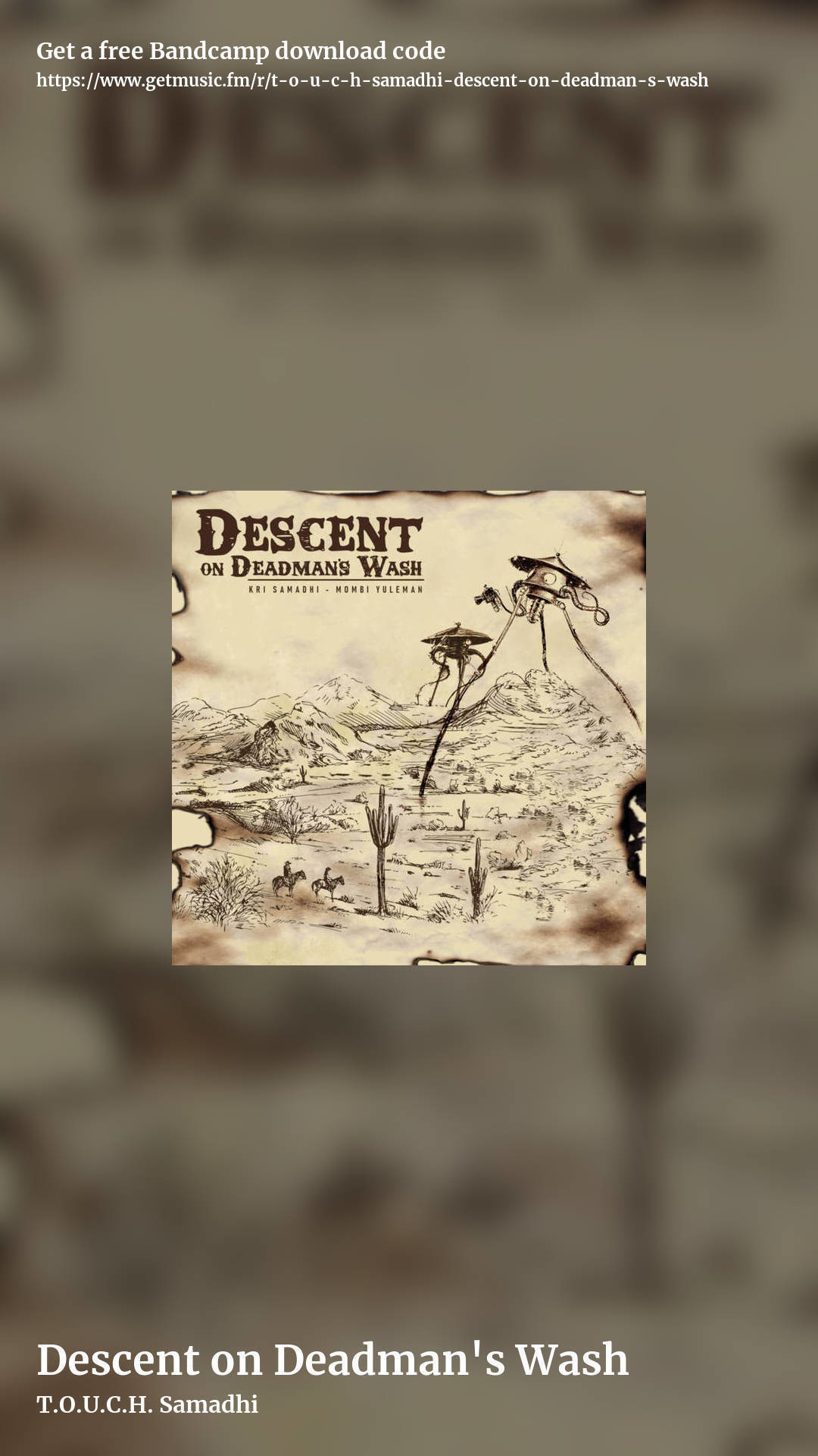 Descent on Deadman's Wash by T.O.U.C.H. Samadhi, story promo share image