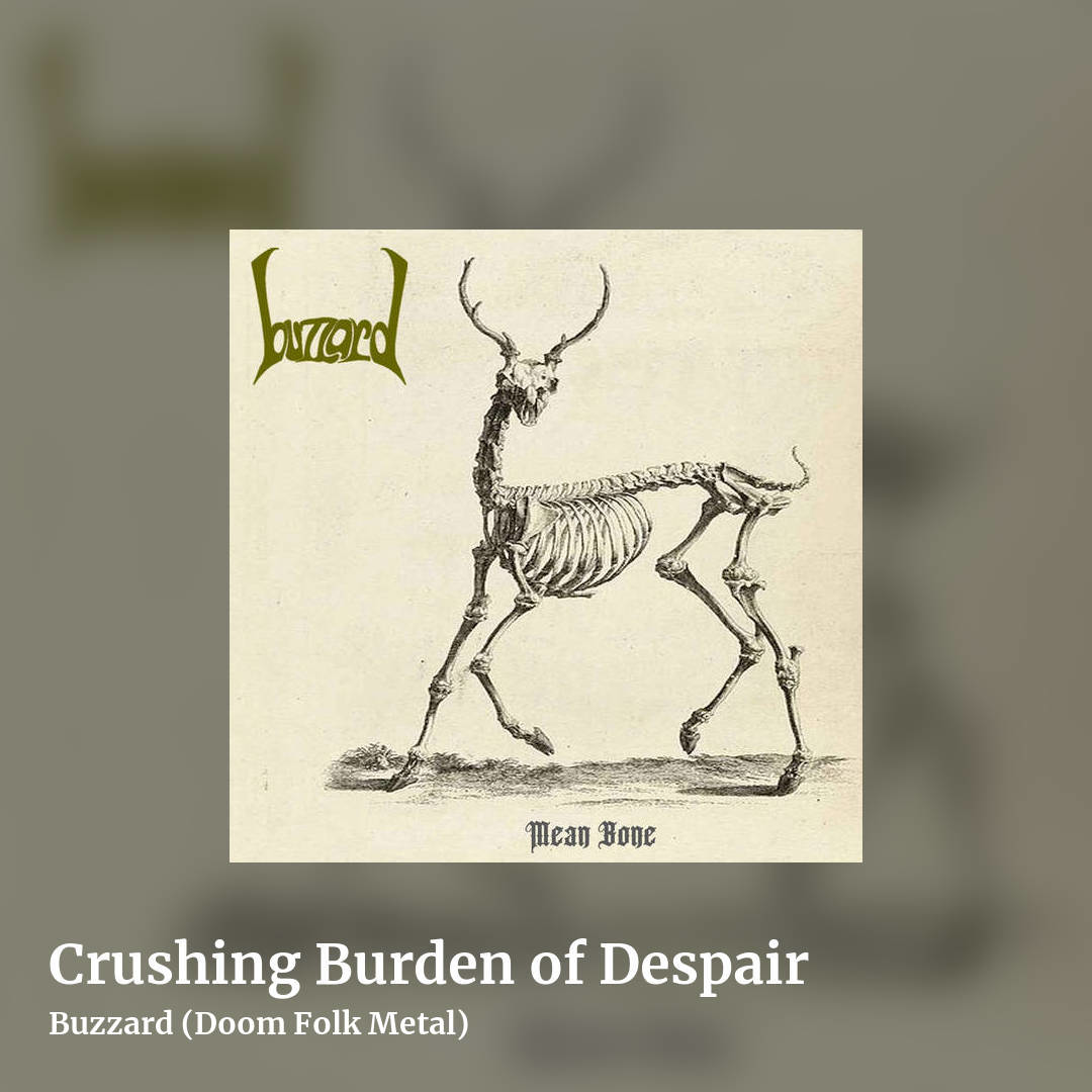 Crushing Burden of Despair by Buzzard (Doom Folk Metal), square clean share image