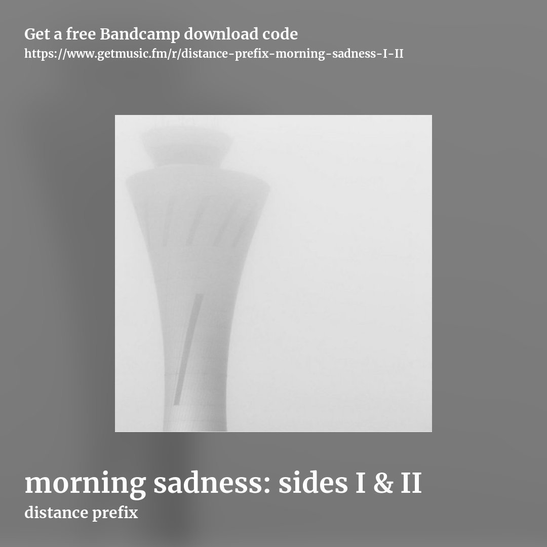 morning sadness: sides I & II by distance prefix, square promo share image