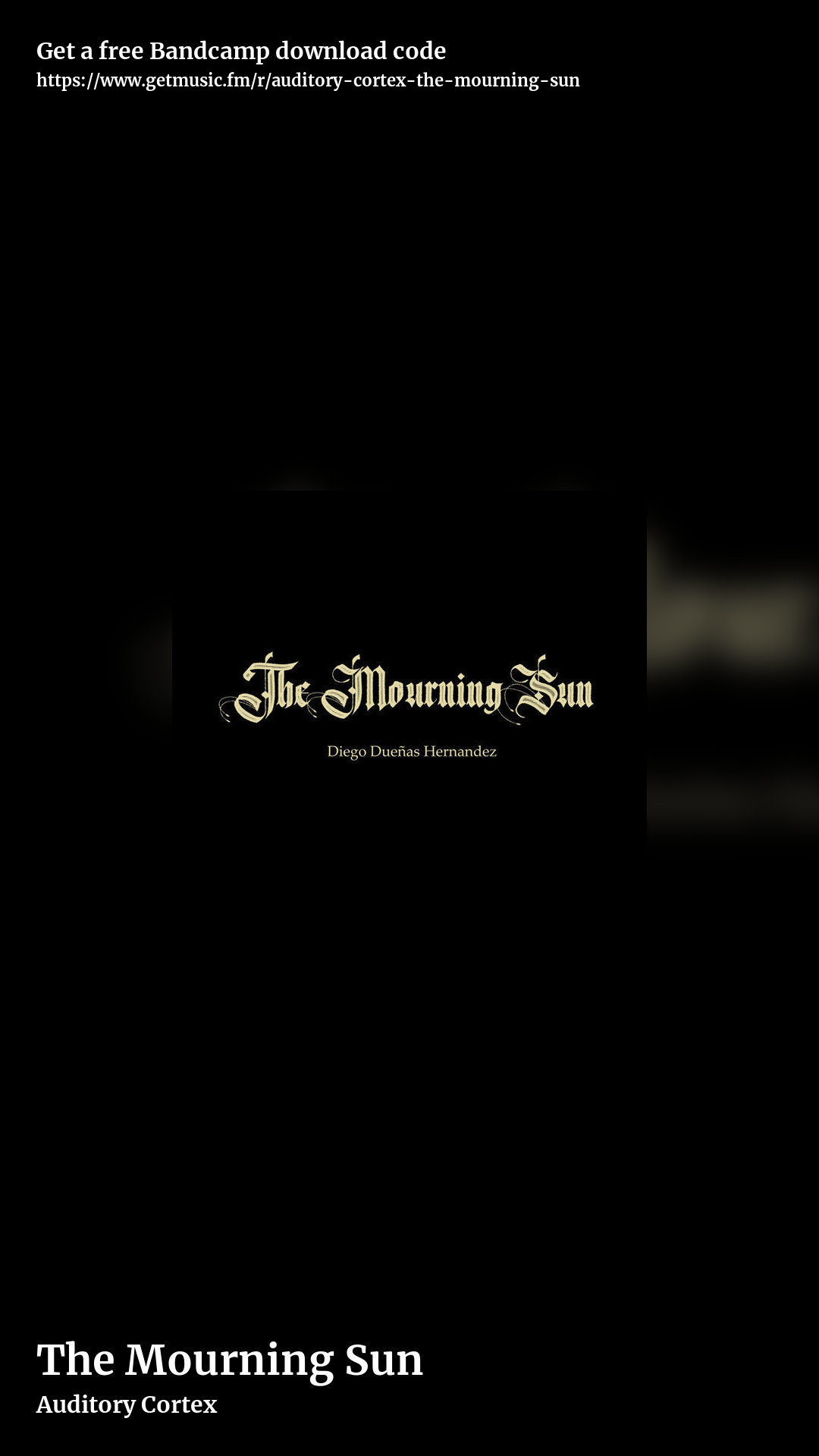 The Mourning Sun by Auditory Cortex, story promo share image