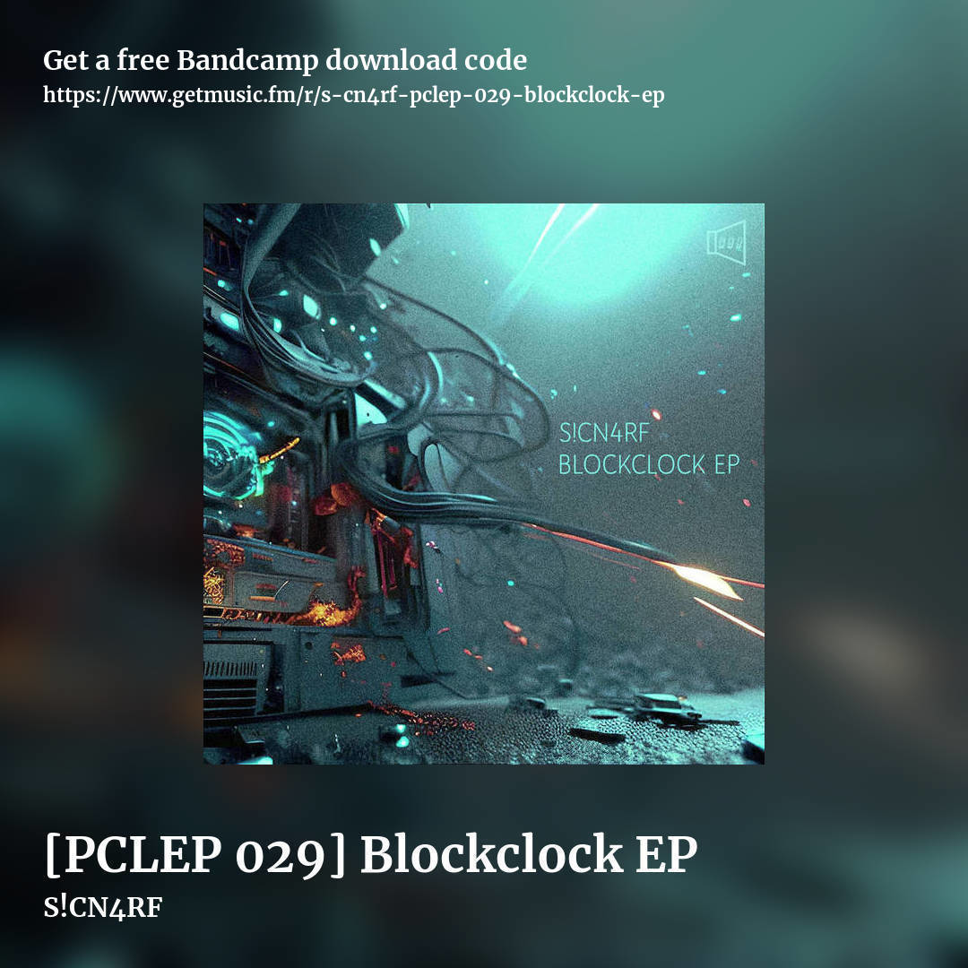 [PCLEP 029] Blockclock EP by S!CN4RF , square promo share image