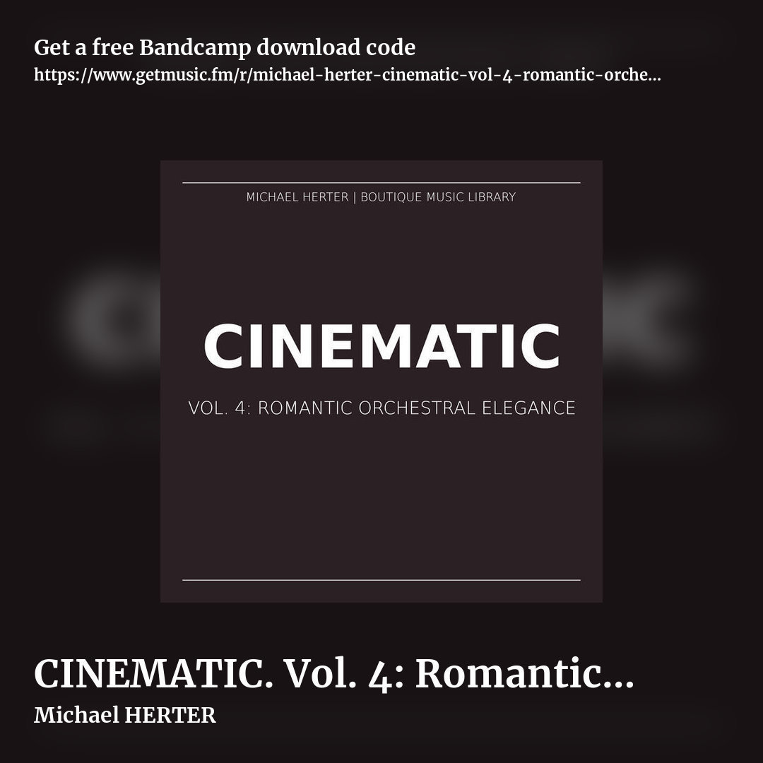 CINEMATIC. Vol. 4: Romantic Orchestral Elegance by Michael HERTER, square promo share image