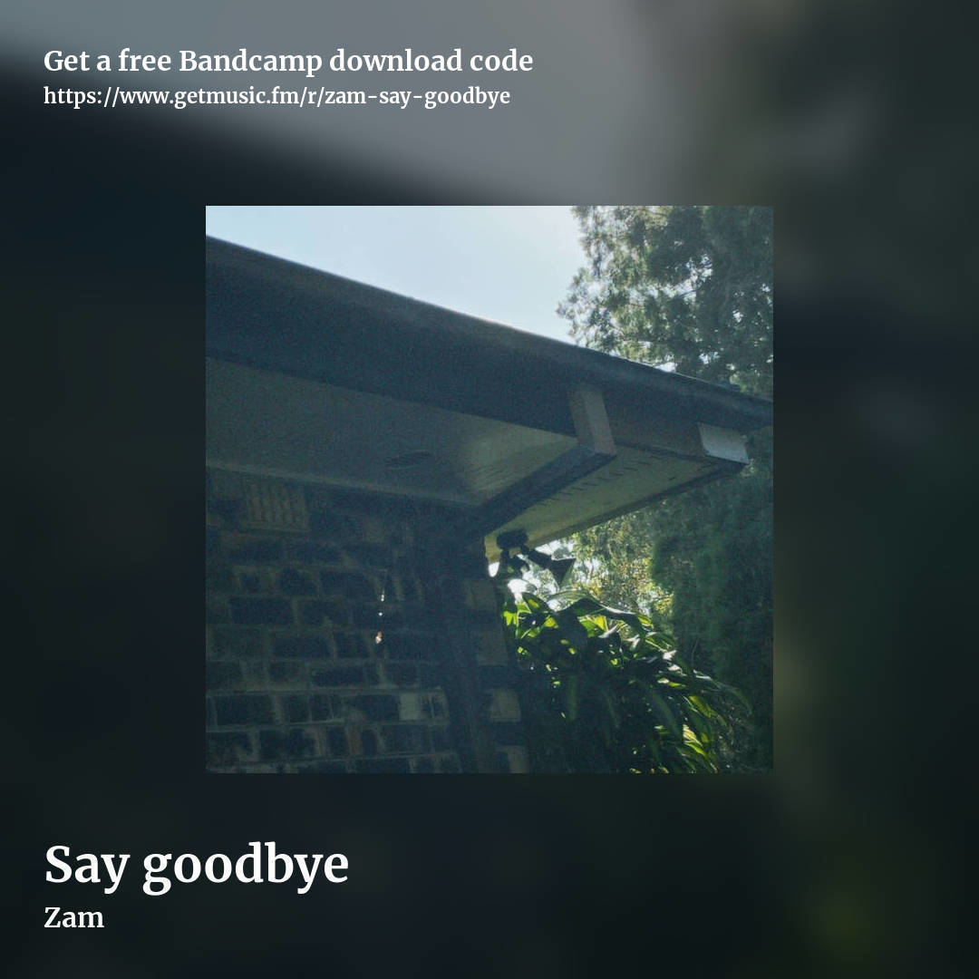 Say goodbye by Zam, square promo share image