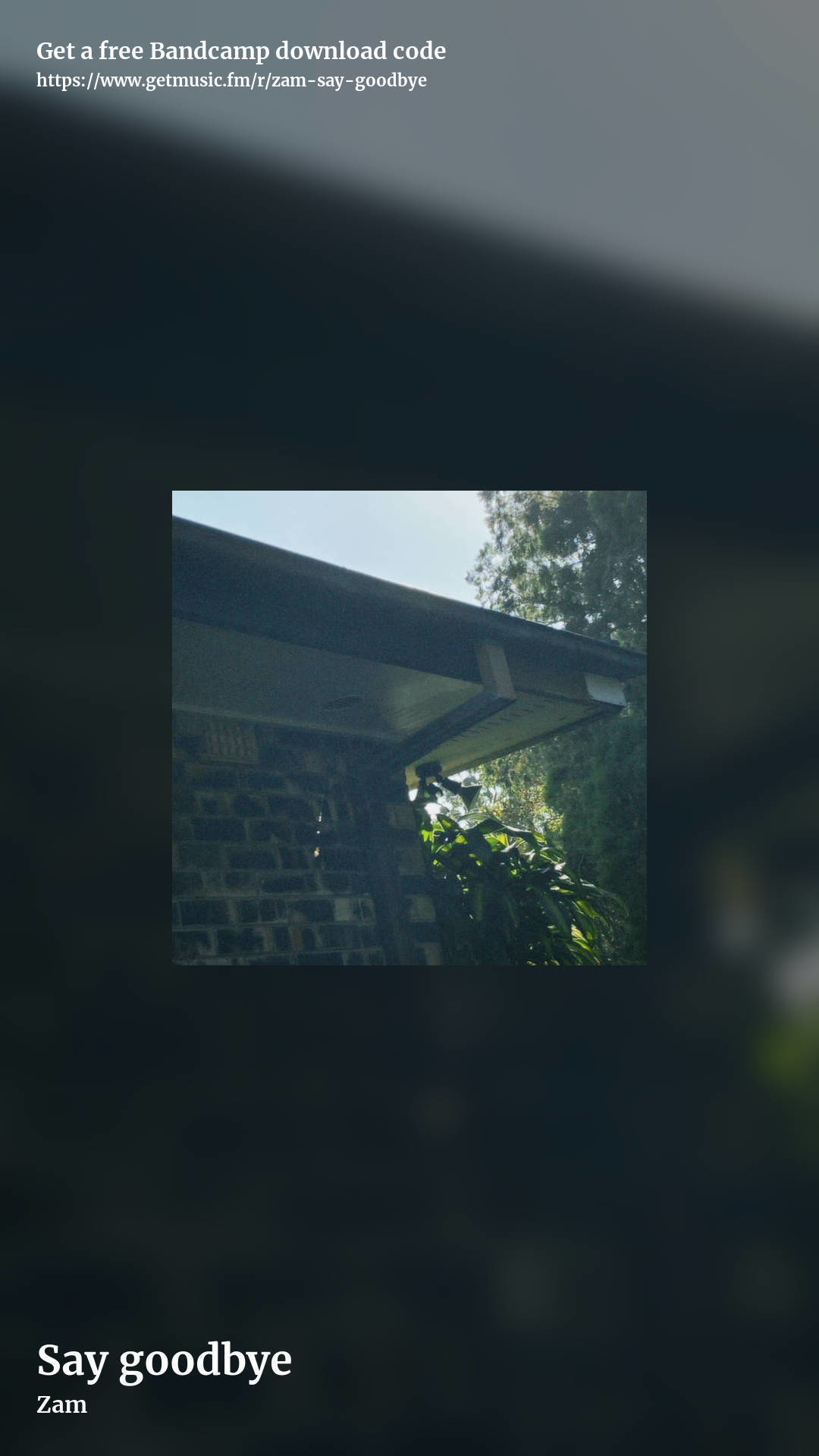 Say goodbye by Zam, story promo share image
