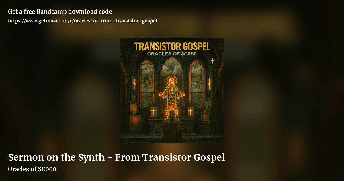 Sermon on the Synth - From Transistor Gospel by Oracles of $C000, landscape promo share image