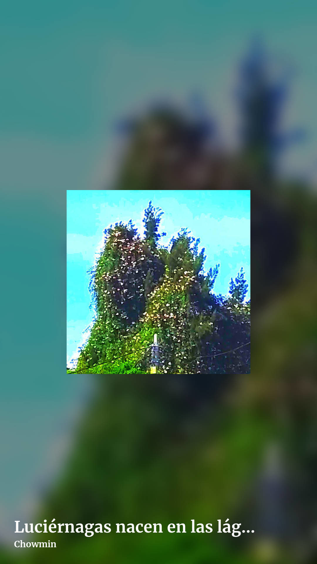Luciérnagas nacen en las lágrimas del árbol vagabundo by Chowmin, story clean share image