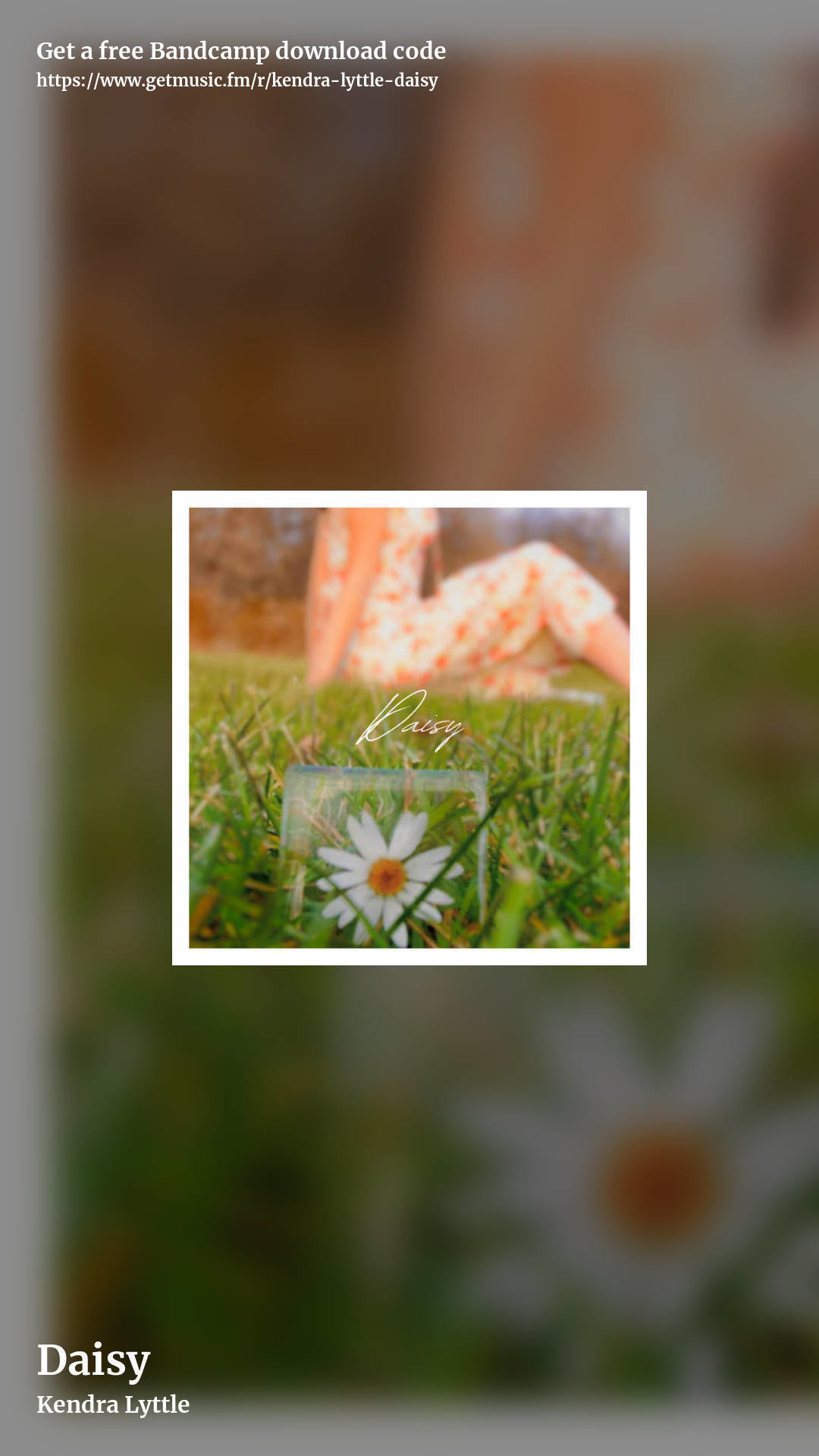 Daisy by Kendra Lyttle, story promo share image