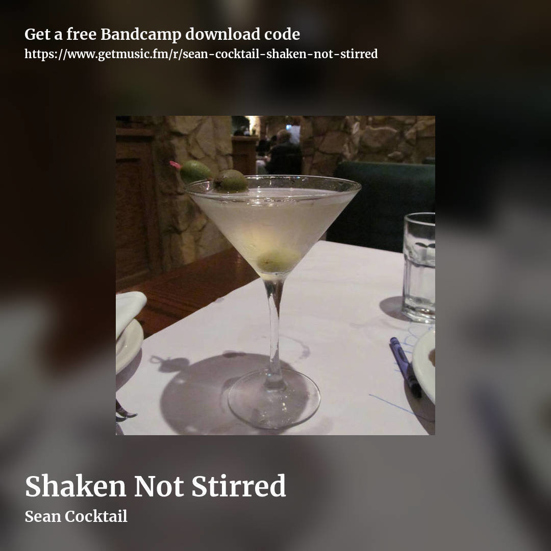 Shaken Not Stirred by Sean Cocktail, square promo share image