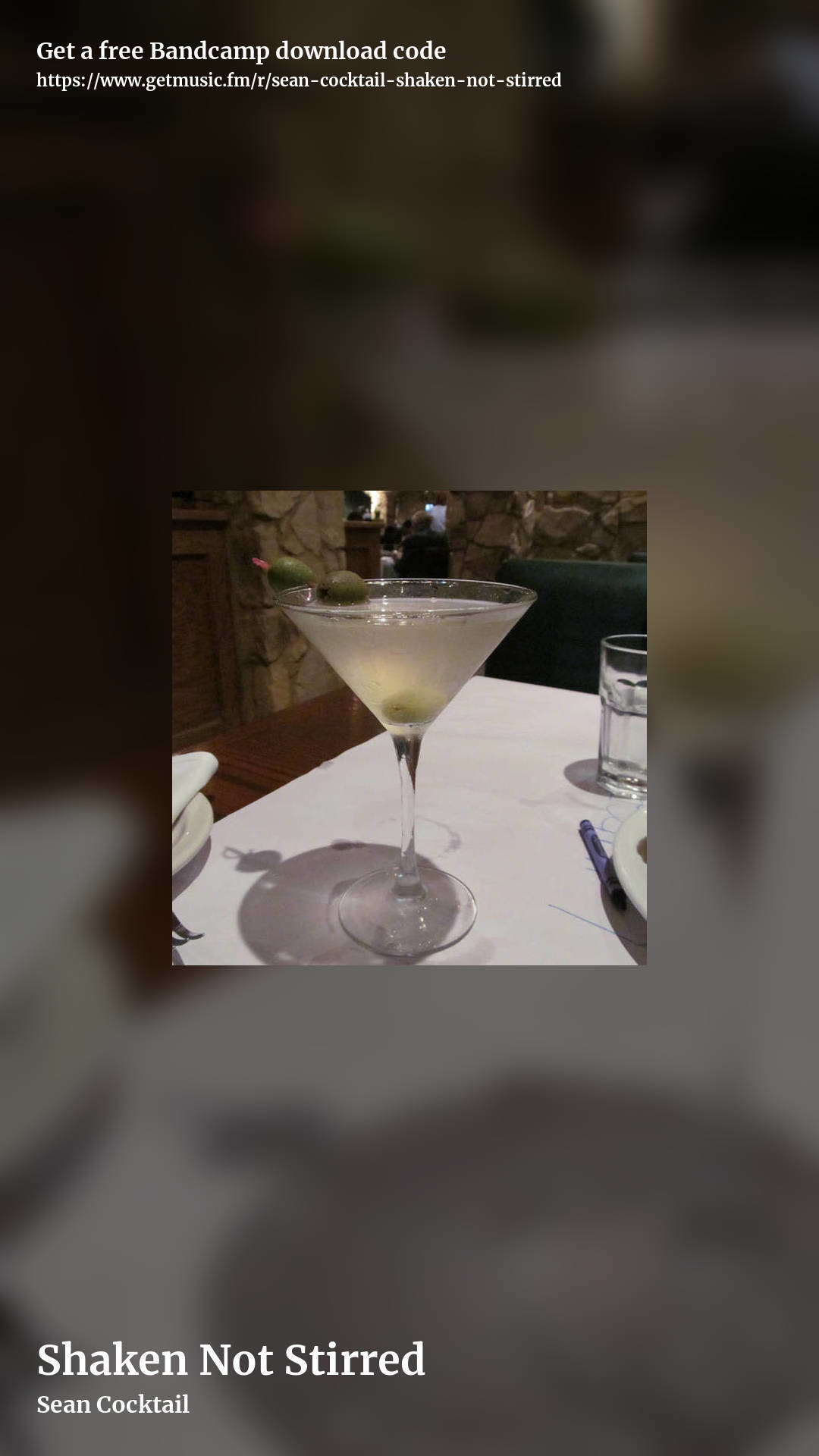 Shaken Not Stirred by Sean Cocktail, story promo share image