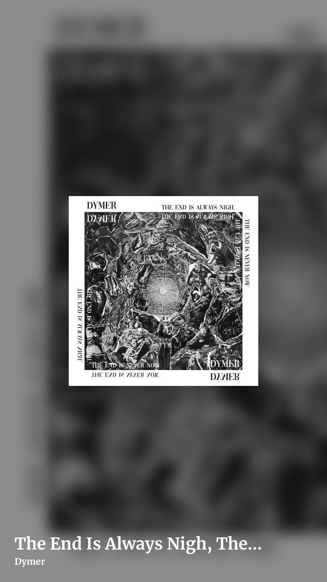 The End Is Always Nigh, The End Is Never Now by Dymer, story clean share image