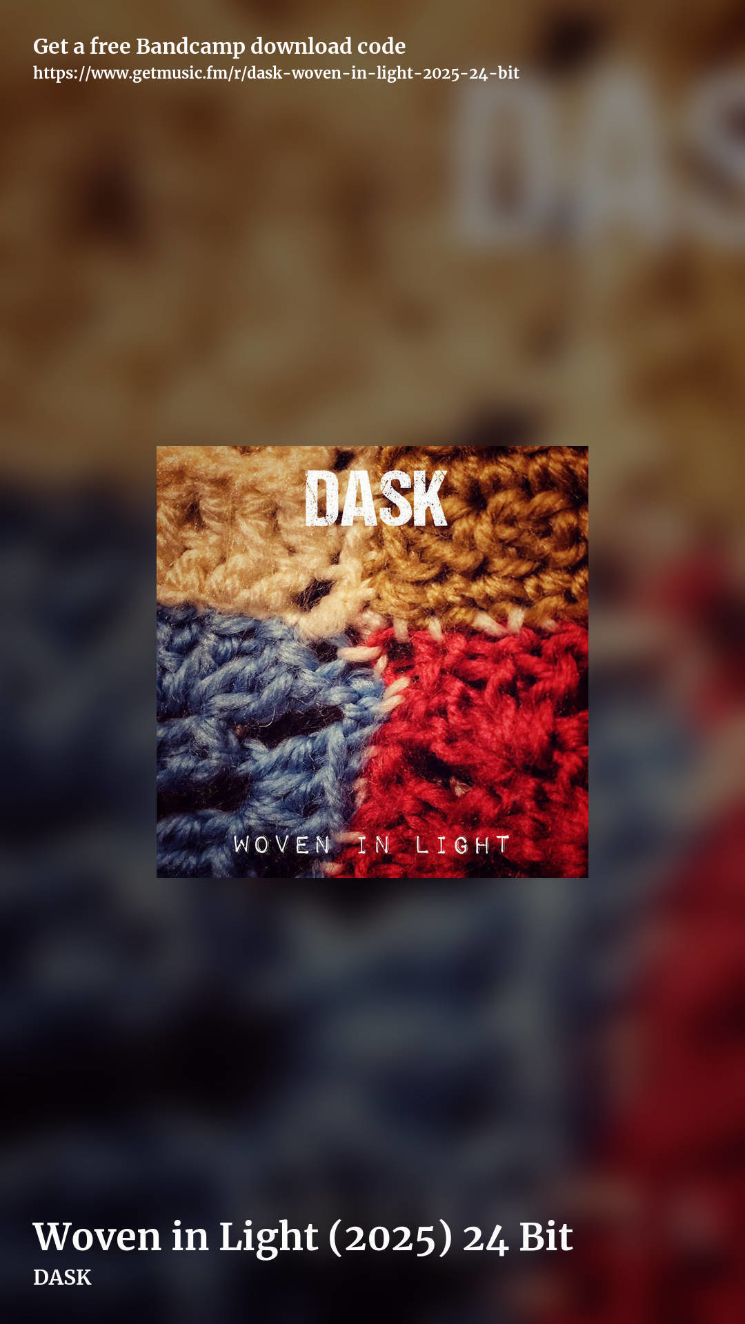 Woven in Light (2025) 24 Bit by DASK, story promo share image