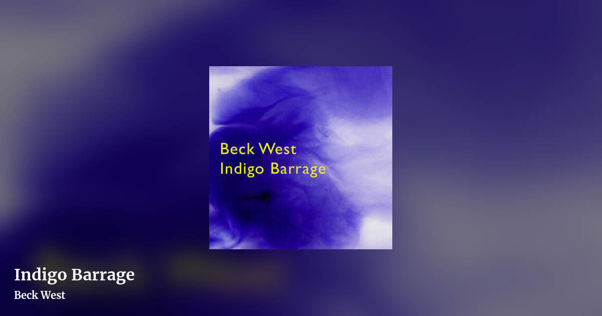 Indigo Barrage by Beck West, landscape clean share image