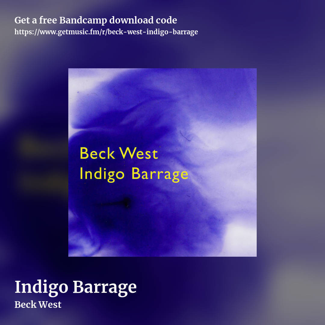 Indigo Barrage by Beck West, square promo share image