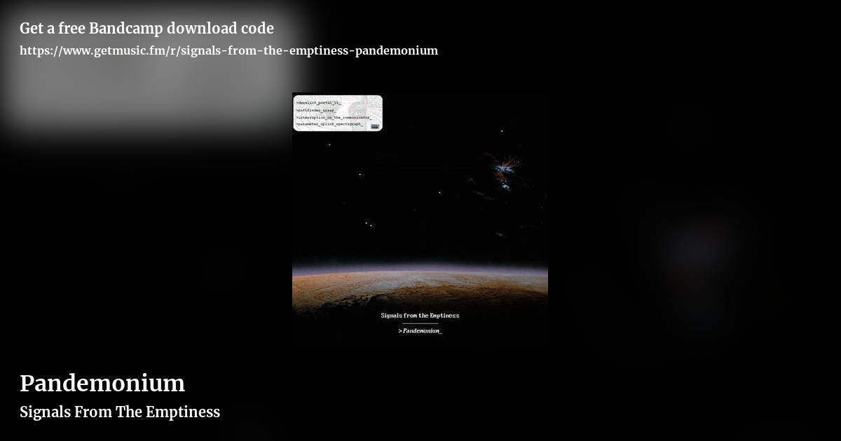Pandemonium by Signals From The Emptiness, landscape promo share image