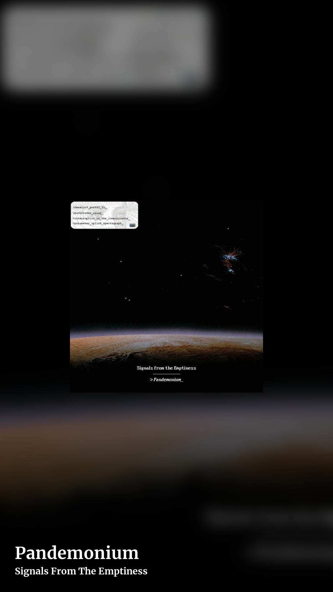 Pandemonium by Signals From The Emptiness, story clean share image