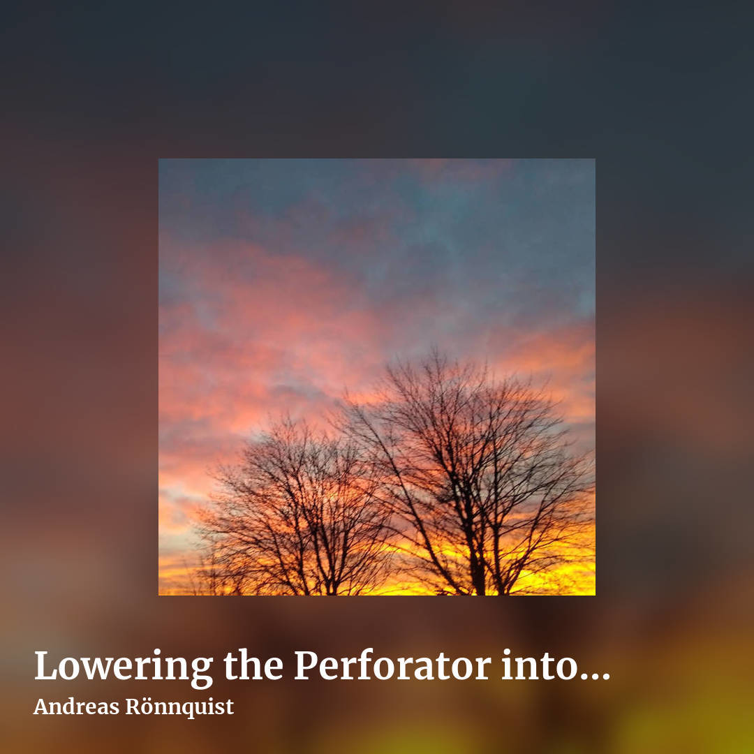 Lowering the Perforator into the Volcano by Andreas Rönnquist, square clean share image