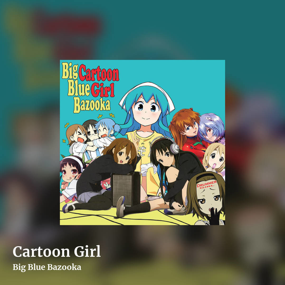 Cartoon Girl by Big Blue Bazooka, square clean share image
