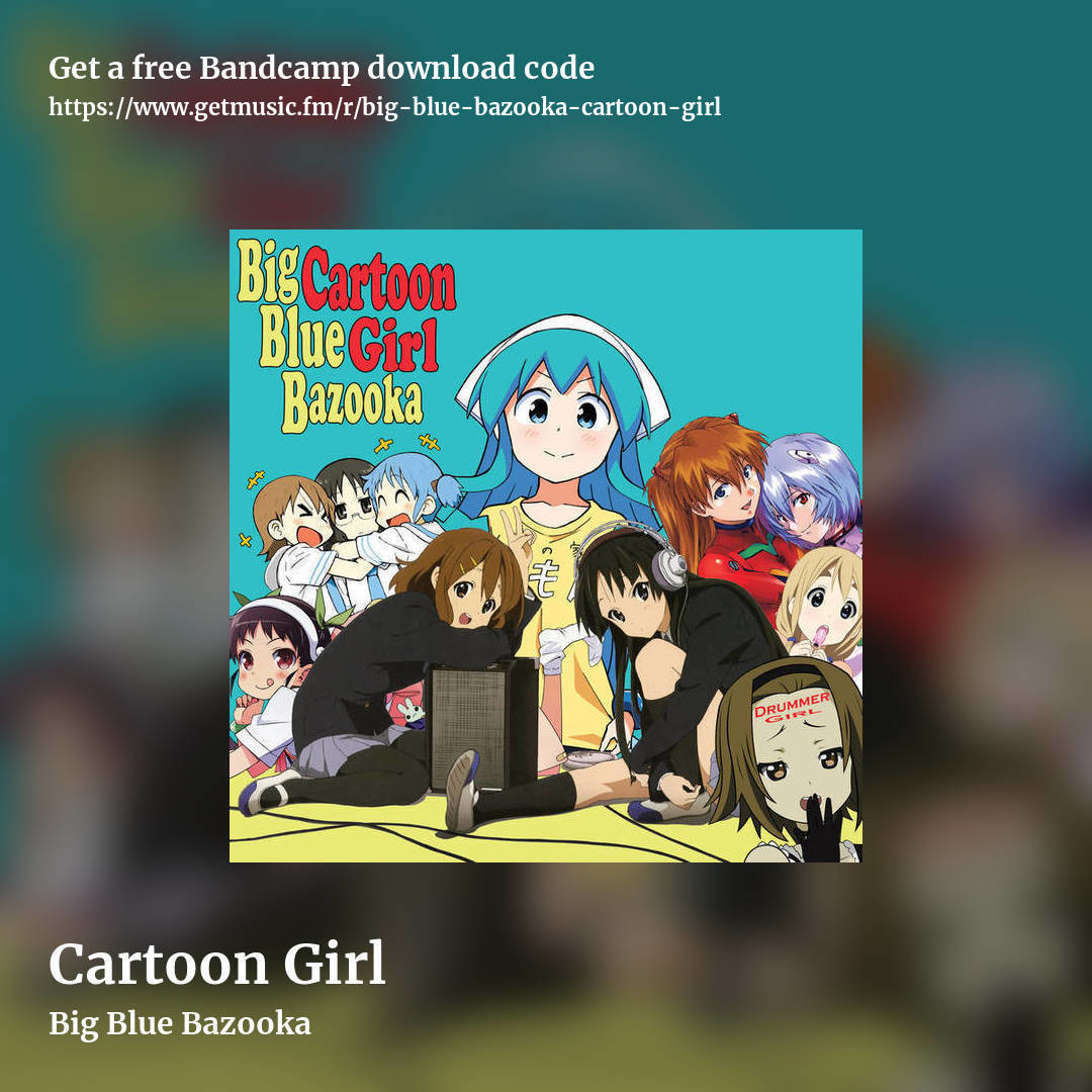 Cartoon Girl by Big Blue Bazooka, square promo share image