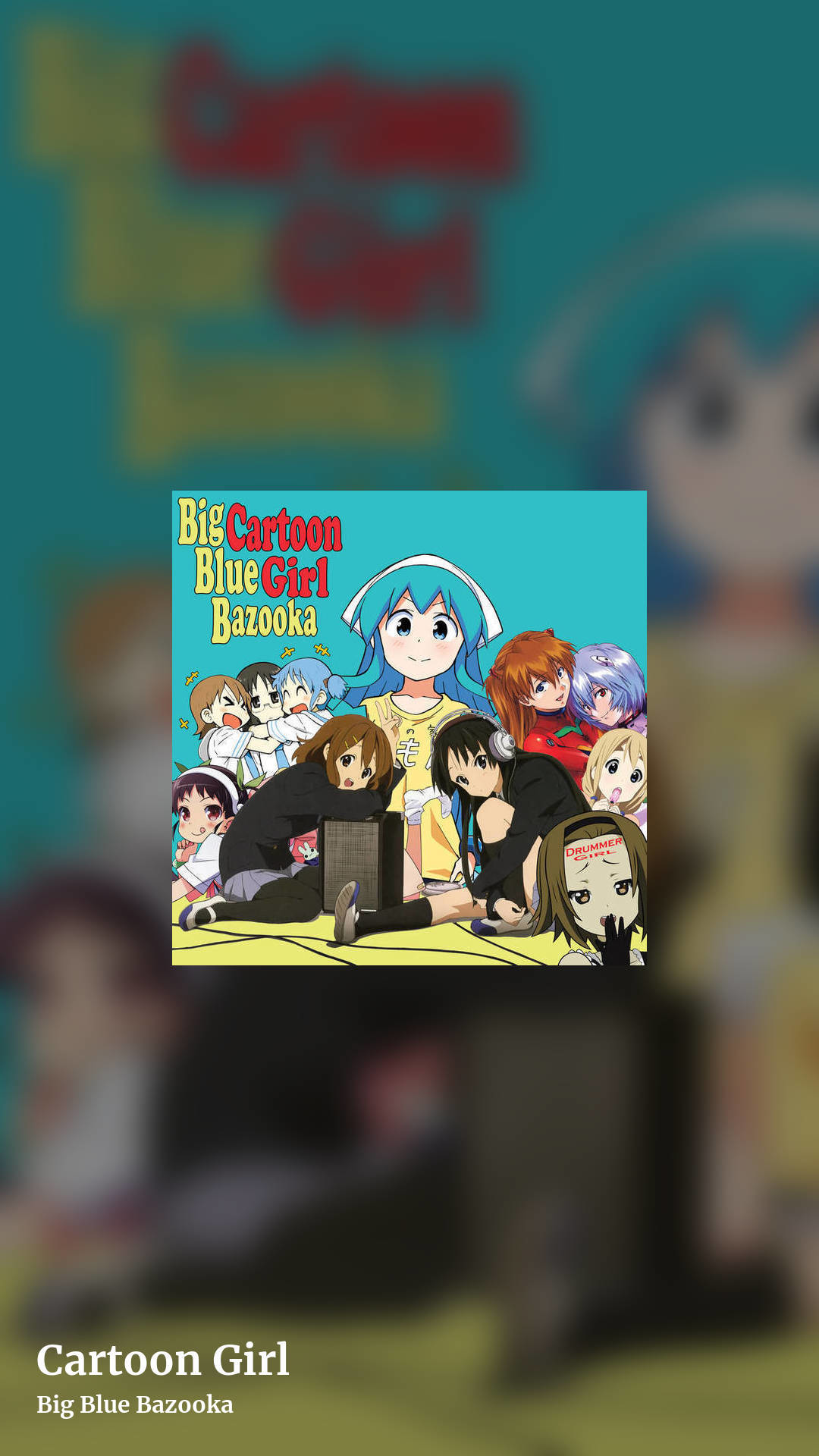 Cartoon Girl by Big Blue Bazooka, story clean share image