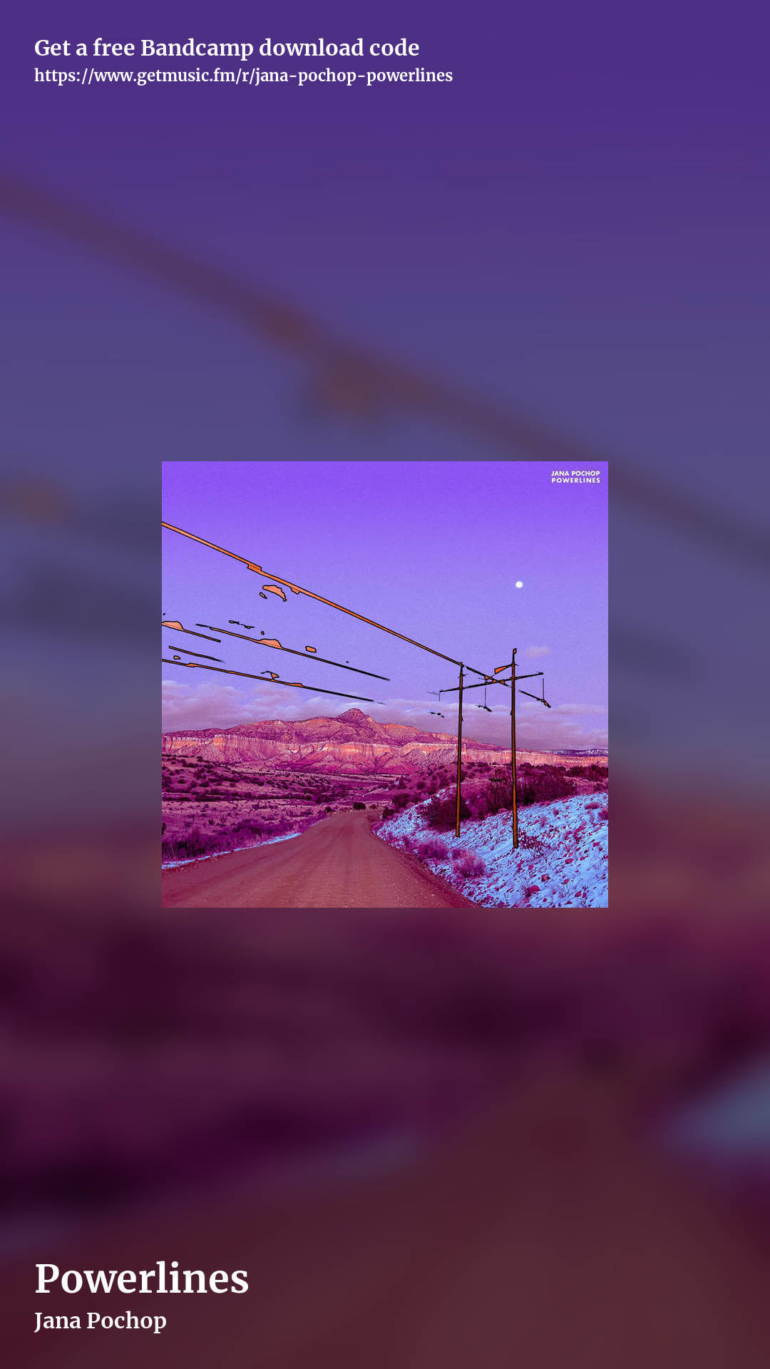 Powerlines by Jana Pochop, story promo share image