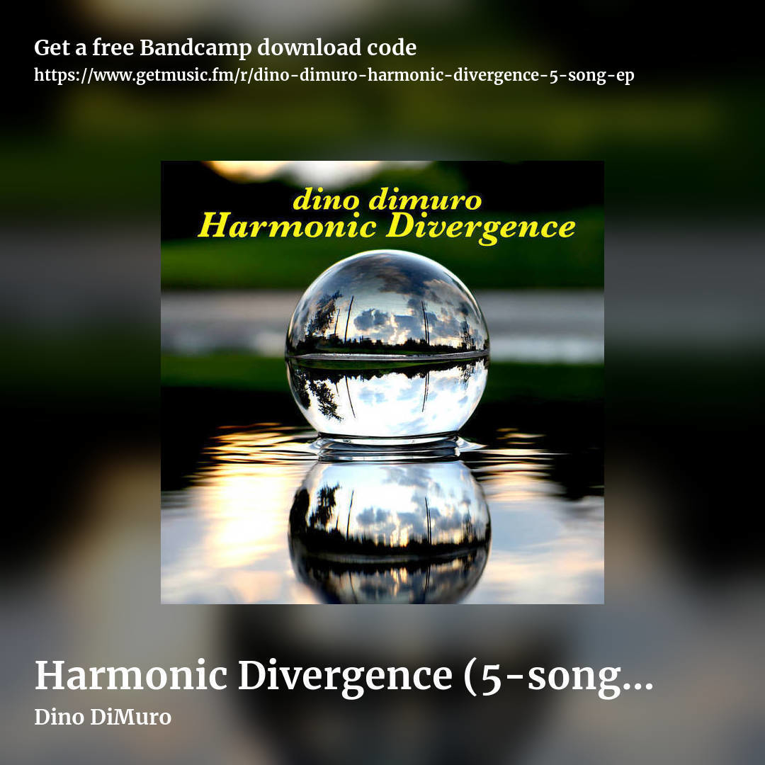 Harmonic Divergence (5-song EP) by Dino DiMuro, square promo share image
