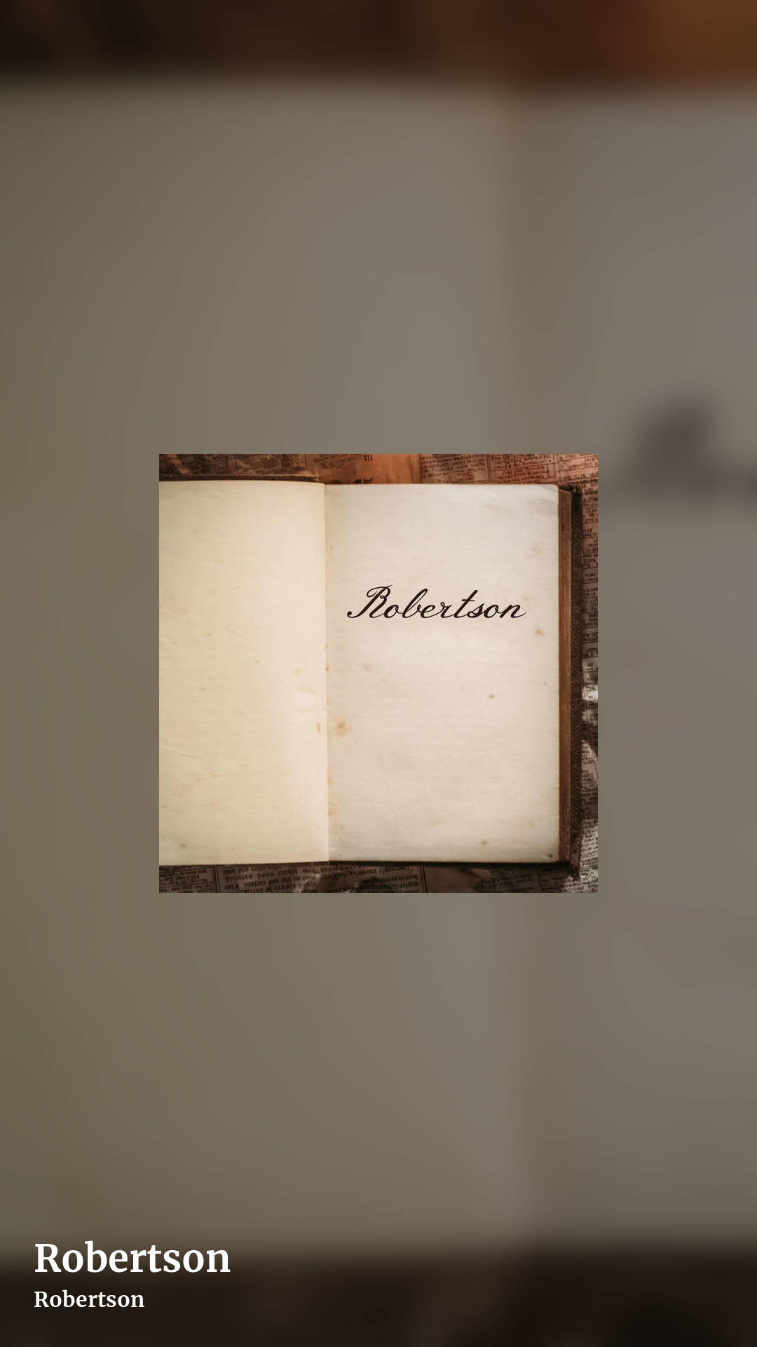 Robertson by Robertson, story clean share image