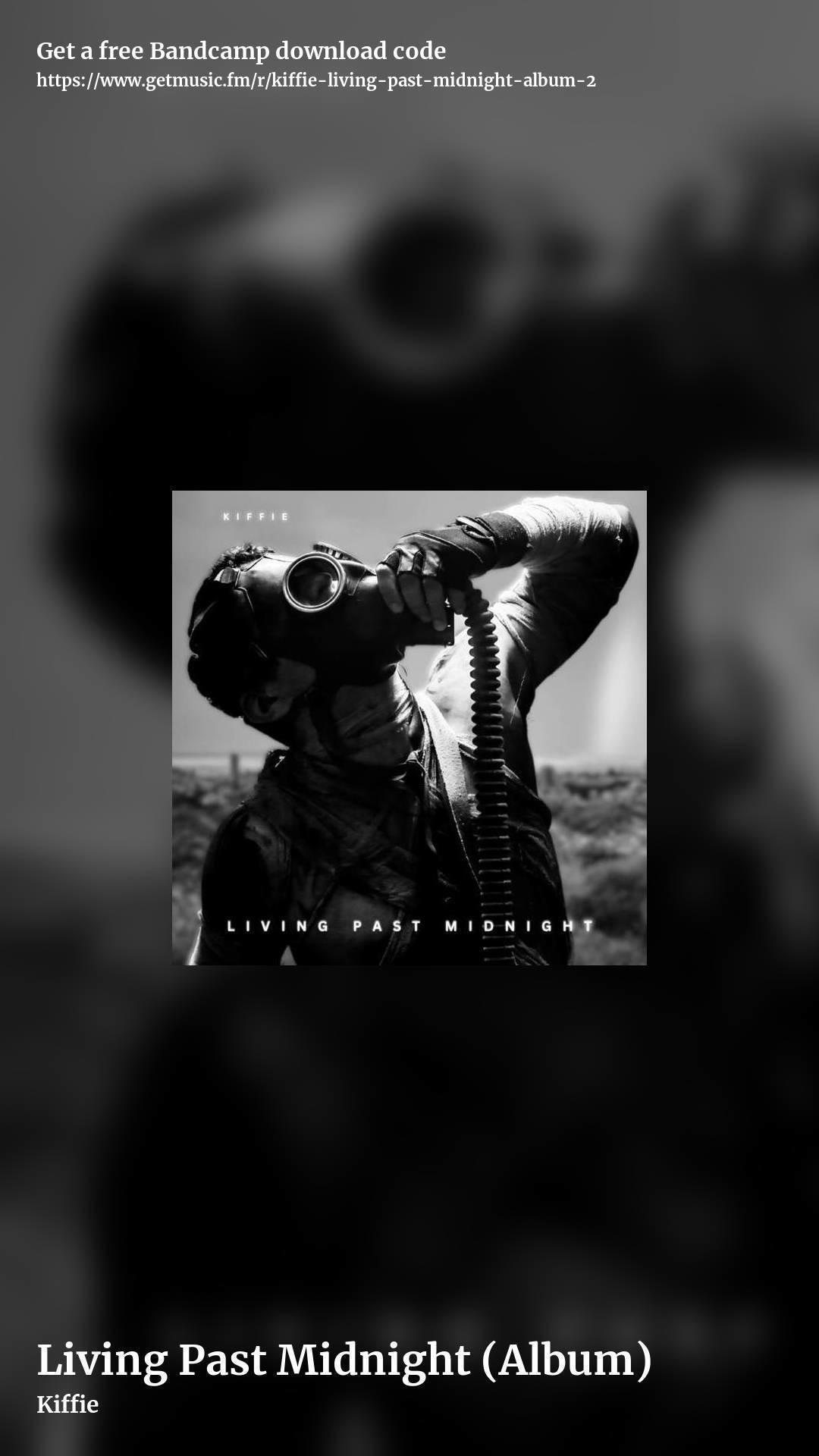 Living Past Midnight (Album) by Kiffie, story promo share image
