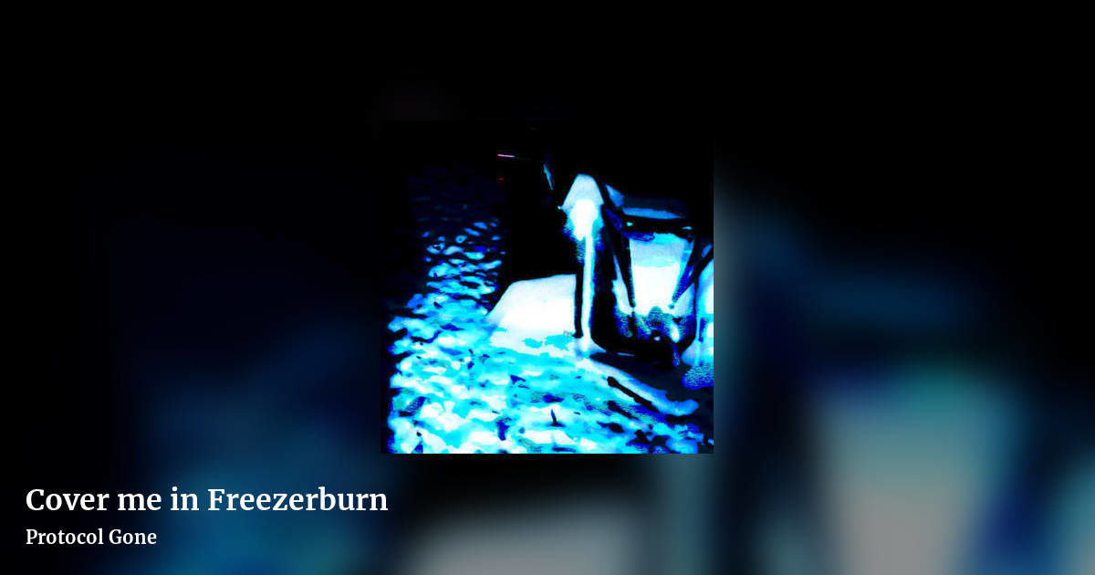 Cover me in Freezerburn by Protocol Gone, landscape clean share image